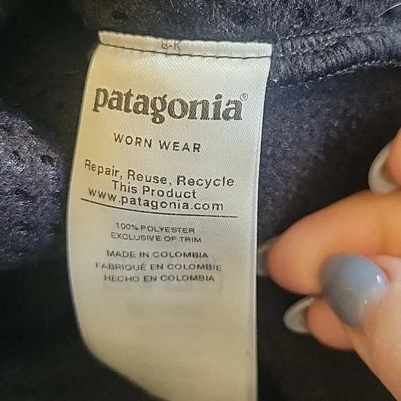 Patagonia Worn Wear Synchilla Karsten Full Zip Fleece Jacket